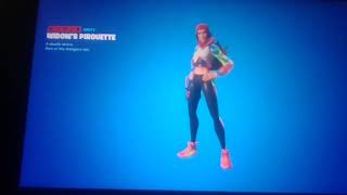 WIDOWS PIROUETTE EMOTE IN FORTNITE [upl. by Sinnod430]