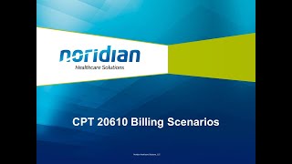 CPT 20610 Billing Scenarios [upl. by Assenahs]