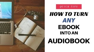 How to Turn Any eBook to Audiobook on Your iPad  iPhone [upl. by Rodrigo]