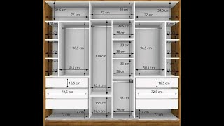 Open Plan Design DIY Bedroom Closet  DIY Bedroom Wardrobe Build Design ON BUDGET With a Free plan [upl. by Dianna]