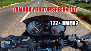 Yamaha YBR 125 Top Speed [upl. by Nnylodnewg37]