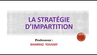 2BAC EOAE La stratégie dimpartition شرح بسيط [upl. by Eciram]