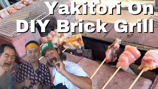 Making Yakitori on a DIY Brick Ultimate Hibachi Grill by ChefSteps [upl. by Dachi]