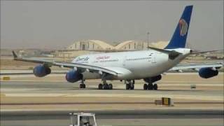 Egyptair  The Horus at King Khalid International Airport [upl. by Moureaux]