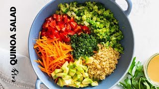 Easy Quinoa Salad [upl. by Hoes815]