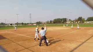 727  GTS 16U Midwest Brewer vs Minnesota Elite Gabler [upl. by Aivatnahs]