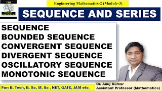 Sequence and Series  Sequence  Bounded Sequence  Sequence and their Convergence  Mathematics 2 [upl. by Gabrielli]