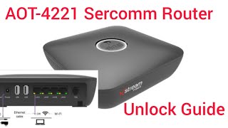 Unlock Sercomm Router AOT 4221SR Expert Guide [upl. by Wamsley773]