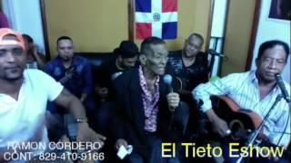 BACHATA  RAMON CORDERO Y EDILIO PAREDES  CONDENADO A LA DISTANCIA EN EL TIETO ESHOW [upl. by Ahseral]