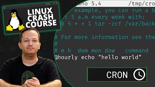 Linux Crash Course  Scheduling Tasks with Cron [upl. by Eellah]