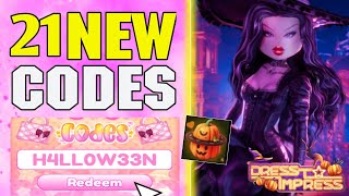 NEW CODES ROBLOX DRESS TO IMPRESS CODES 2024  DTI CODES  DTI HALLOWEEN UPDATE [upl. by Keeley]