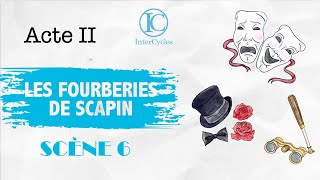 Les Fourberies de Scapin  Acte II Scène 6  InterCycles [upl. by Esylla]