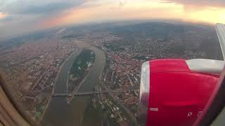 Landing at Budapest Ferenc Liszt International Airport Hungary  20th August 2018 [upl. by Aziar]