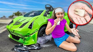 I CRASHED Stephen Sharer LAMBORGHINI KNOCKED my TOOTH OUT [upl. by Yendys]