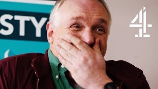 Greg Davies Cannot Keep It Together Whilst Singing  Man Down Bloopers [upl. by Yren695]