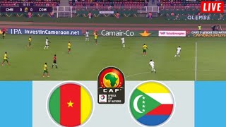 Cameroon vs commoros live football matchtoday live football match of Cameroon vs comoros [upl. by Uzial]