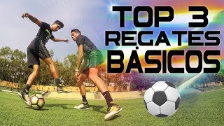 TOP 3 REGATES BÁSICOS ⚽️ pero EFECTIVOS ⚡️ para LLEVARTE a tu RIVAL 🔥 [upl. by Blackmore594]