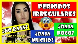 IRREGULARIDADES en el PERIODO MENSTRUAL ¿POR QUE ¿TRATAMIENTO por GINECOLOGA DIANA ALVAREZ [upl. by Eriha]