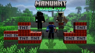 Leonidas vs 2 łowców  REWANŻ Minecraft Manhunt Randomizer [upl. by Surad]