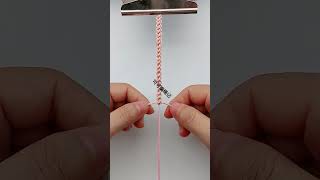 Simple braided bracelet tutorial Braiding tutorial Handmade DIY bracelet braiding tutorial Simpl [upl. by Aylward]