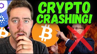 CRYPTO IS CRASHING WHATS HAPPENING WITH THE BITCOIN ETF DENAIL [upl. by Rosenblum]