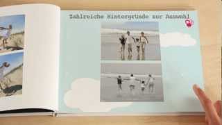 Fotobuch online erstellen  einfach und ohne Software  PhotoBoxde [upl. by Hodess]