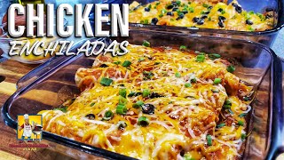 Chicken Enchiladas Recipe  Enchiladas Made Easy [upl. by Artep]