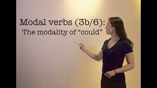 Ms Charlotte English Modal verbs 3b6 “could” 情態動詞「could」 [upl. by Eenert908]