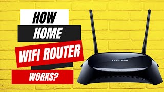 How does WiFi Router in our Home Works Home WiFi Router Explained in Malayalam  Simple Networking [upl. by Osmond]