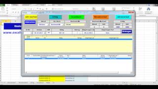 EinnahmeÜberschussRechnung geschäftlich oder privat auf Basis einer Excel Datei Excel VBA [upl. by Esidnak]