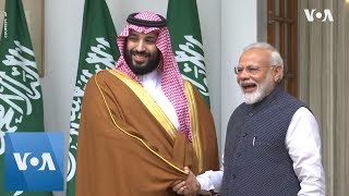 Saudi Crown Prince Mohammed bin Salman Begins Official Visit to India [upl. by Enoed733]