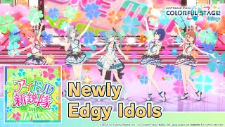 HATSUNE MIKU COLORFUL STAGE  Newly Edgy Idols by Mitchie M 3D Music Video  MORE MORE JUMP [upl. by Inwat696]