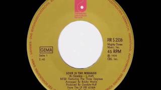 MFSB  Love Is The Message Dj S Rework [upl. by Jemimah]