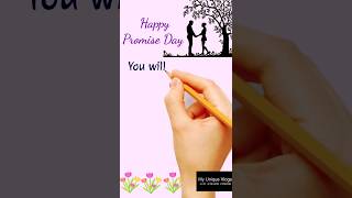 Heart💘 touching promise day wishes⚘ for love [upl. by Leroj]