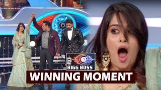 Dipika Kakar WINNING Moments On Bigg Boss 12 Grand Finale  Colors TV [upl. by Anerehs]