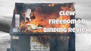 The Clew Freedom 10 Snowboard Binding Review [upl. by Hultin932]