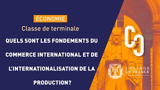 Dotations factorielles et technologiques  échanges commerciaux et spécialisation internationale [upl. by Auop]