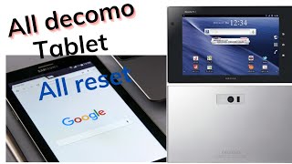 DOCOMO Tab Hard Reset  NTT DOCOMO Tab Reset  DOCOMO Tablet Remove Screen [upl. by Mathilde155]