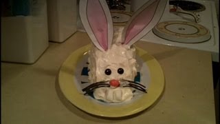 How to Make a Simple Easter Bunny Cake [upl. by Gamages]