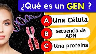 🧬 ¡Test de Biología Genética 👨‍🔬 ¿Cuánto Sabes sobre Genes y ADN 📚🧠 trivia  quiz  test [upl. by Airdnaid]