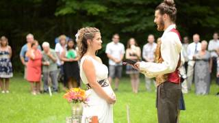 Pagan Wedding Ceremony  Handfasting  Pagan Wedding  God and Goddess [upl. by Nnitsuj]