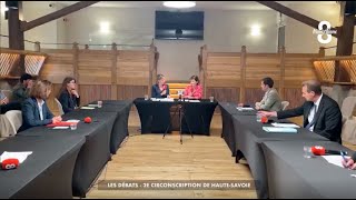 Législatives 2022  Les débats  2e circonscription de HauteSavoie  2e partie [upl. by Noyek]