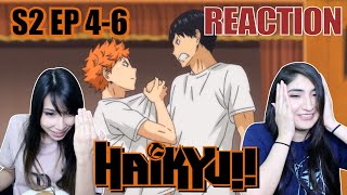 BATTLE IN MIDAIR  Haikyu Season 2 Episodes 46 Reaction Highlights [upl. by O'Reilly441]