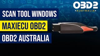 MaxiECU OBD2 Scan Tool Windows OBD2 Australia [upl. by Rehpretsirhc]