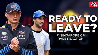 Is Max Verstappen Ready to leave F1  F1 Singapore GP Updates [upl. by Sad]