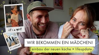 Wir bekommen ein Mädchen  Einbau der neuen Küche und Lifeupdate  MANDA Vlog [upl. by Raddi56]