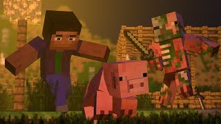 تحول الخنزير  أنيميشن ماين كرافت  Minecraft Animation [upl. by Tymon]