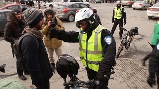 Manifestation Brutalité Policière 15 Mars 2014  Montréal Police Brutality Protest [upl. by Anaiek]