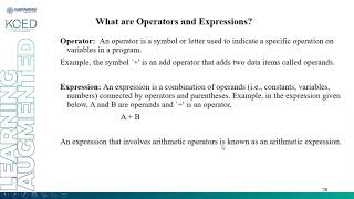 3 Introduction to Operator and Expression [upl. by Ahseital344]