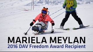 Mariela Meylan earns 2016 DAV Freedom Award [upl. by Chicky]